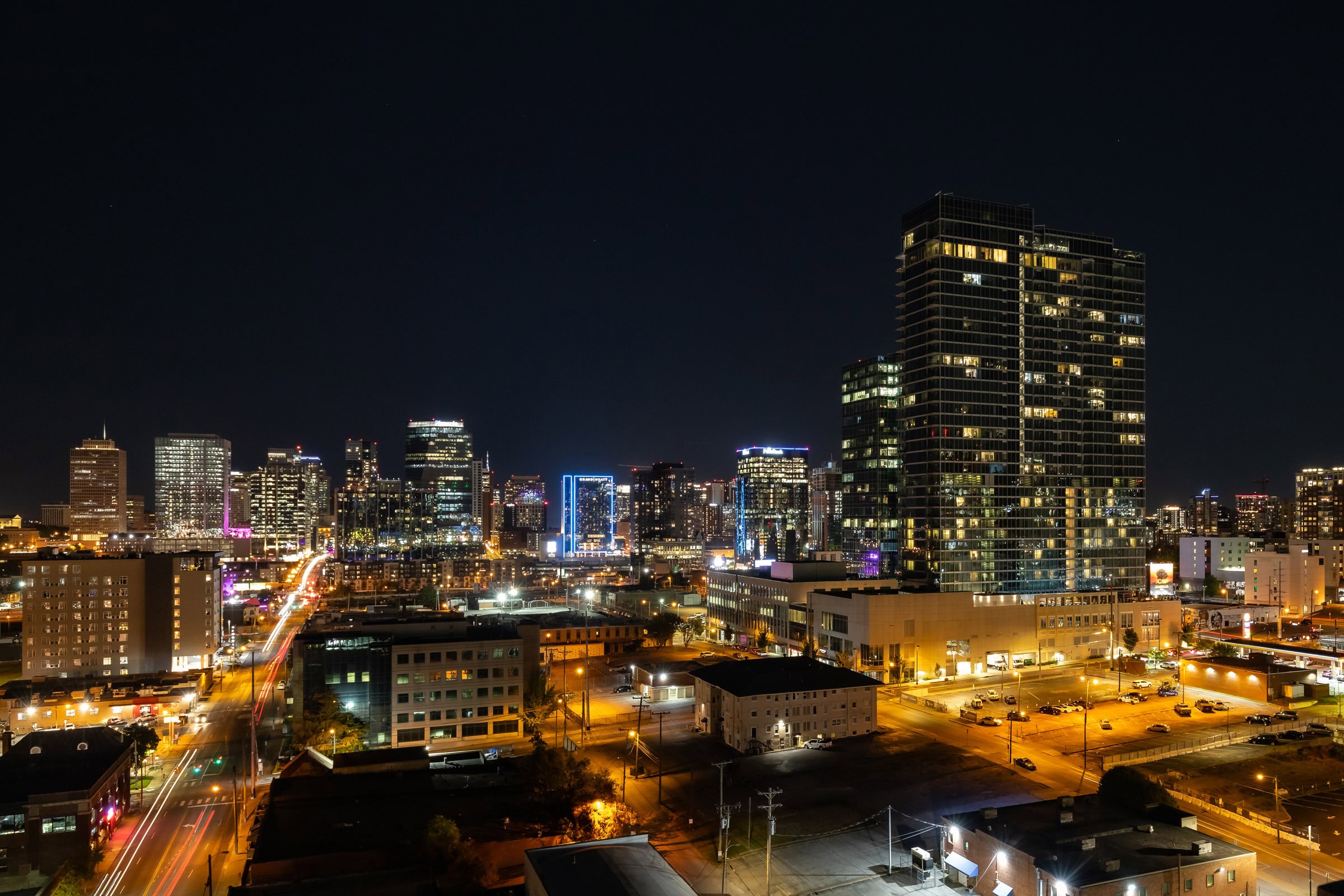 Neighborhood view near Grace Apartments in Midtown Nashville, TN